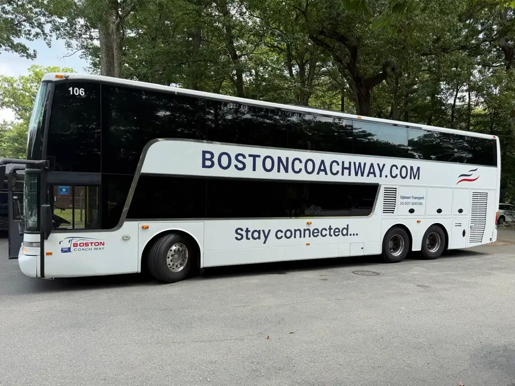 Double Decker Charter Bus Boston