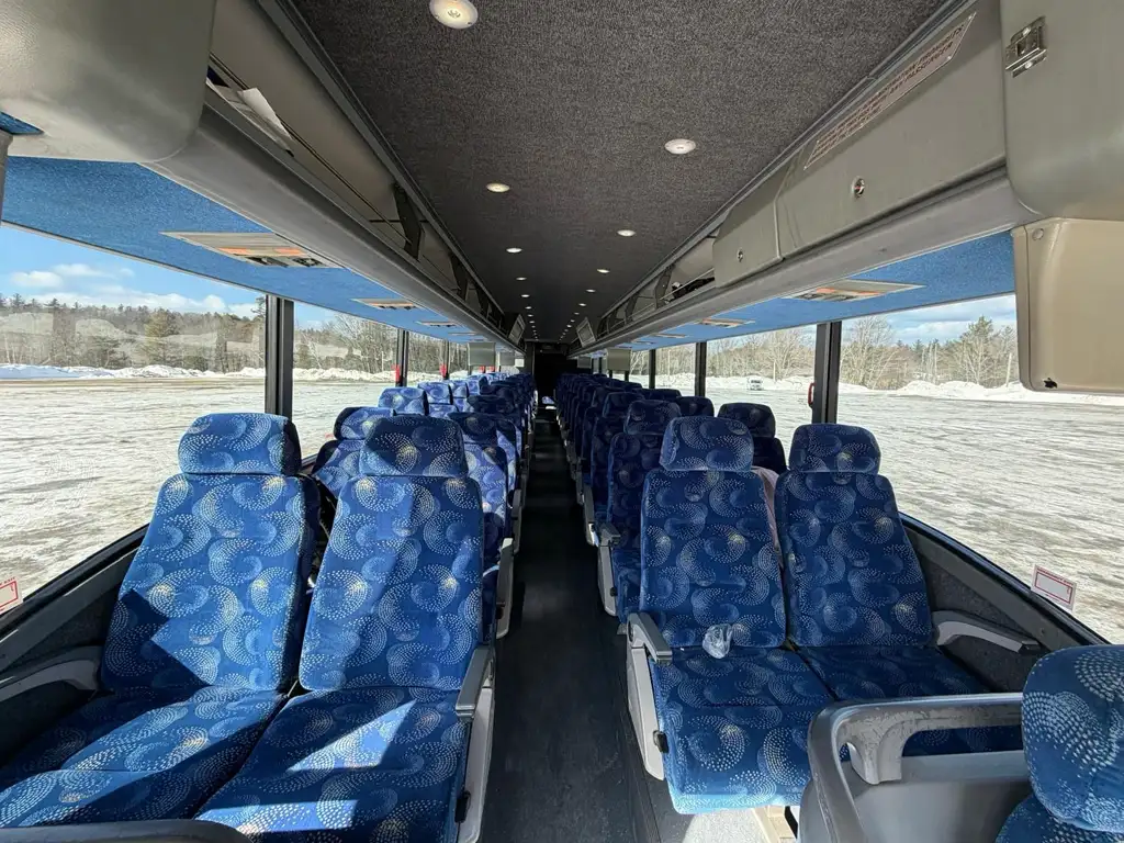 Coach Bus Interior & Seating Capacity