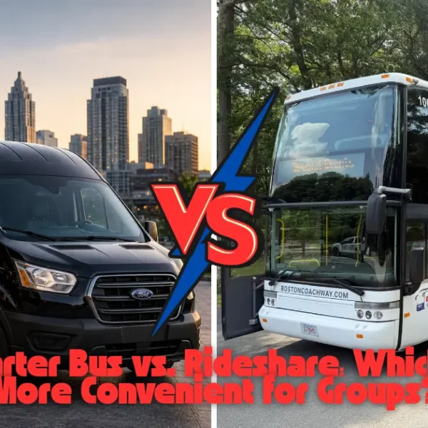 Charter Bus vs. Rideshare: Which Is More Convenient for Groups?
